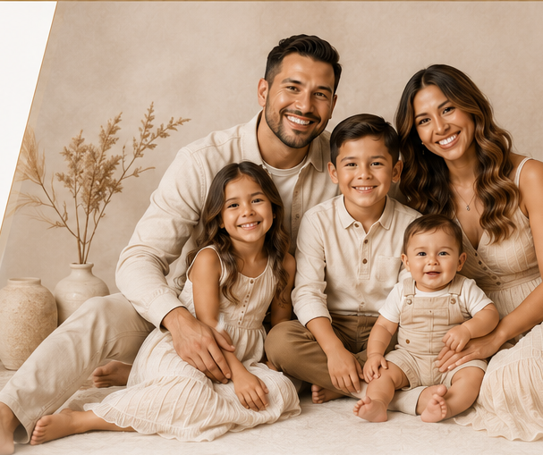 Family and portrait photographer in Murrieta and Temecula — studio family session