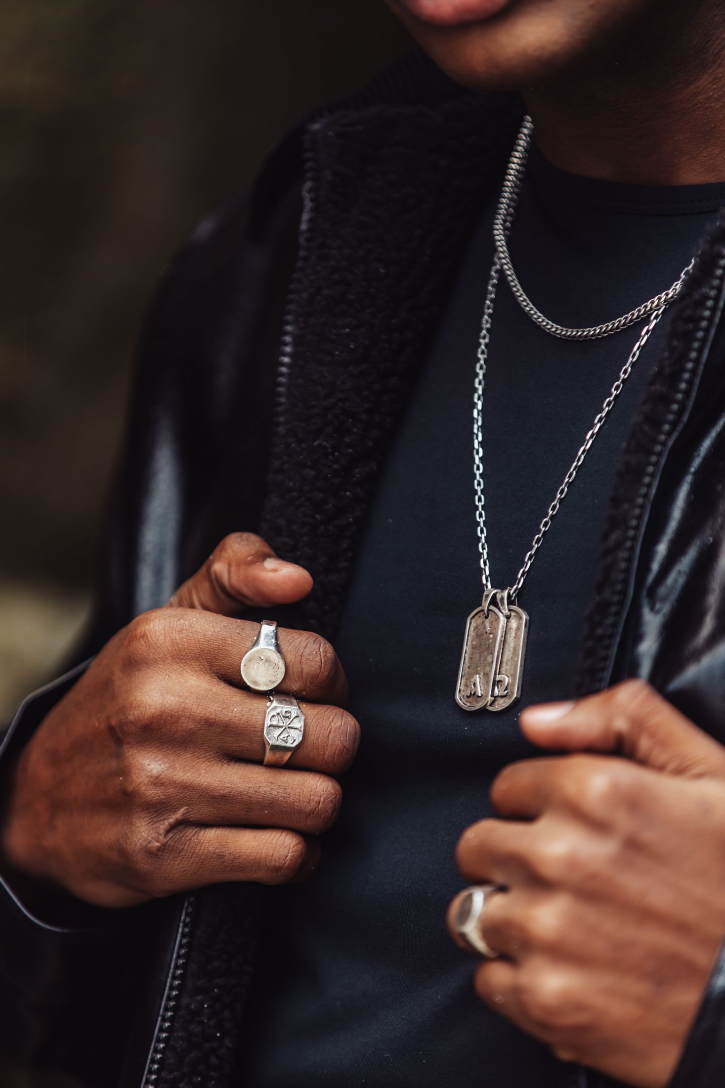 Brand lifestyle photography of silver jewelry for a Southern California brand — commercial photo and video by Murrieta Media for Southern California brands